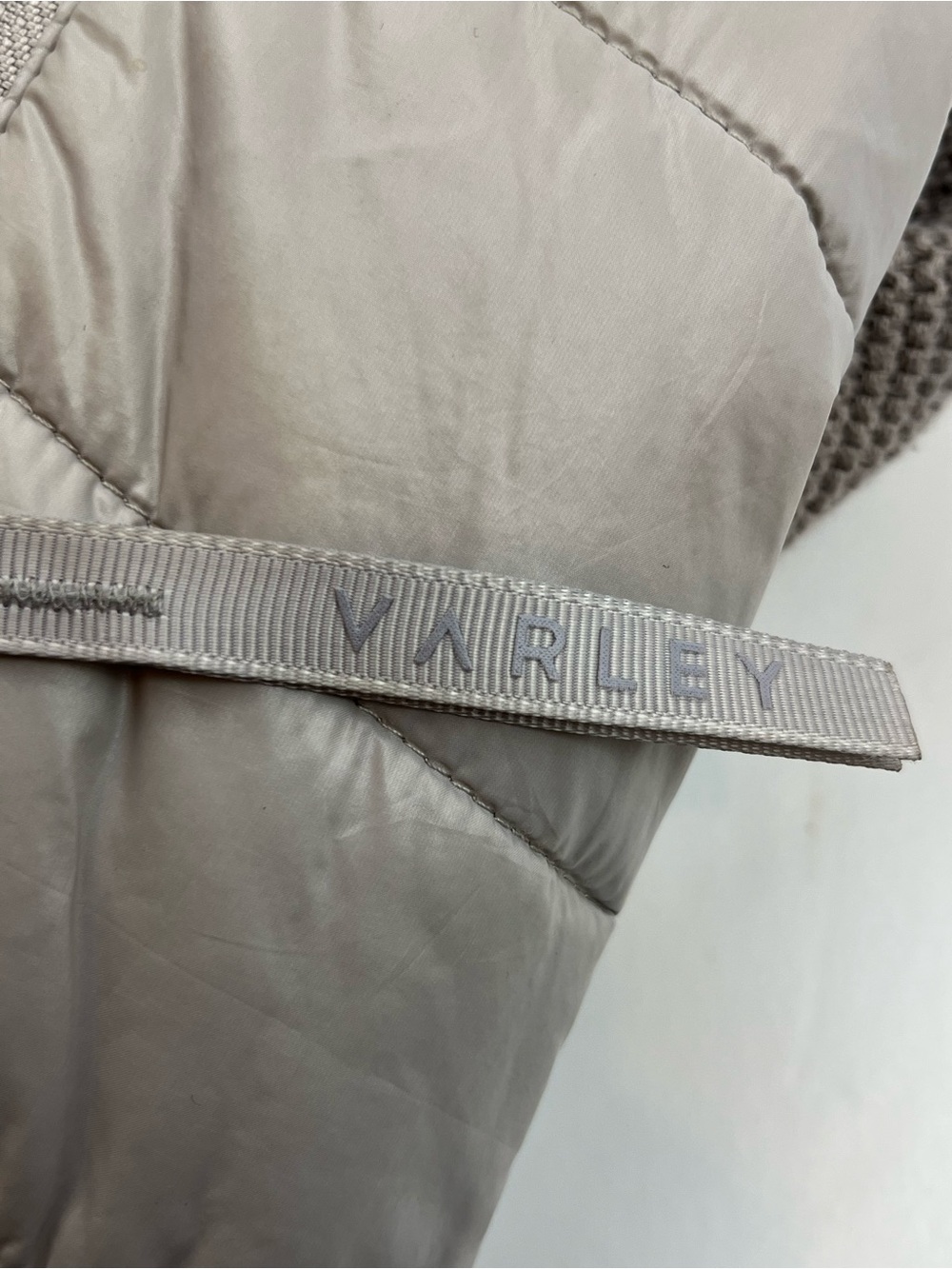 Varley Larkin Jacket Knit Nylon Womens Size Small Tan Full Zip Outdoor *FLAWED - Picture 6 of 15